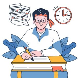 hand-drawn-college-entrance-exam-illustration_23-2150349609